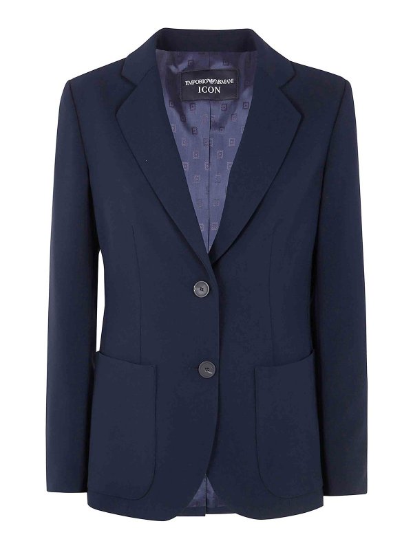 EMPORIO ARMANI: Blusen - Bluse - Blau