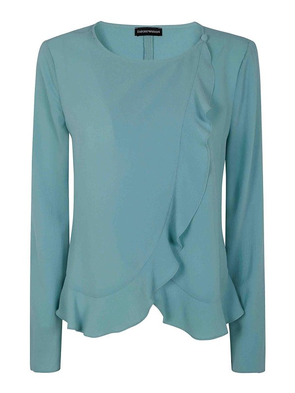 EMPORIO ARMANI: Blouses - Blouse - Vert
