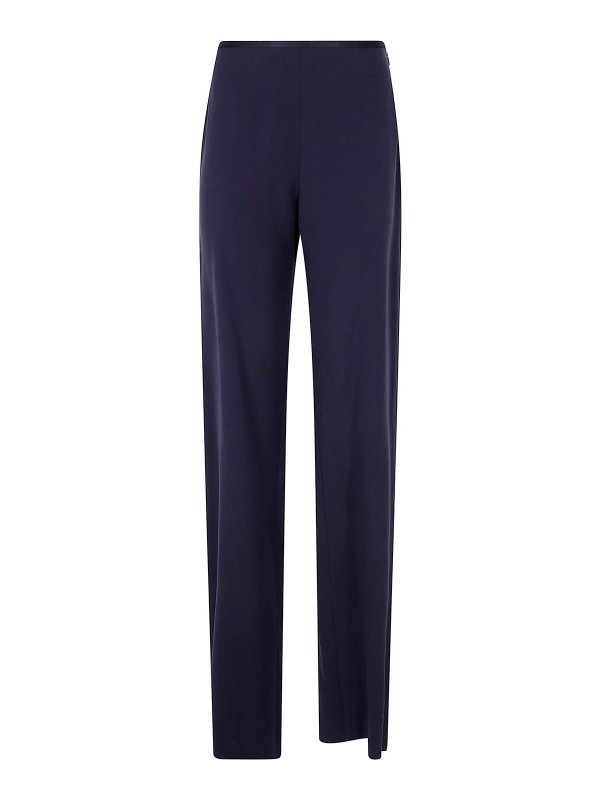 EMPORIO ARMANI: カジュアルトラウザー - カジュアルパンツ - ブルー