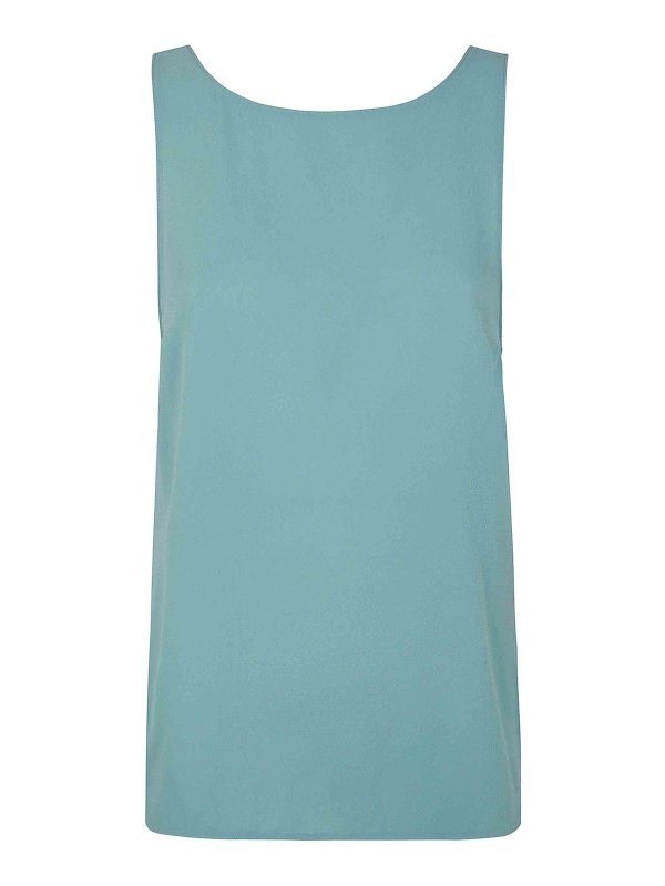 EMPORIO ARMANI: Tops und Tank Tops - Top - Grün