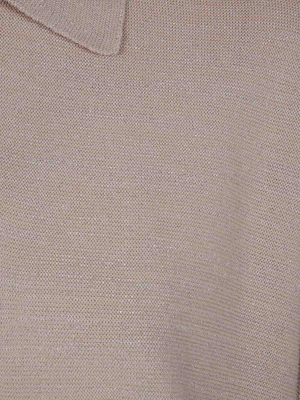 The Best Shops FABIANA FILIPPI: Strickpullover mit Rundhalsausschnitt - Rundhalspullover - Nude