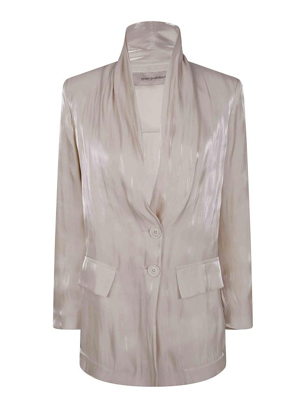 GENTRYPORTOFINO: カジュアルジャケット - カジュアルジャケット - ヌードカラー