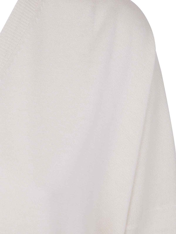 The Best Shops GENTRYPORTOFINO: Strickpullover mit V-Ausschnitt - V-Pullover - Nude