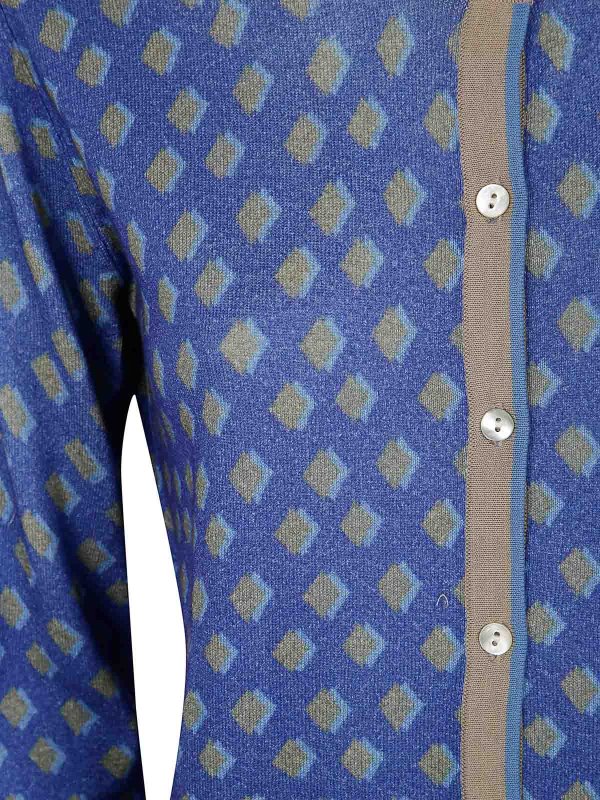 The Best Shops IN BED WITH YOU: Strickpullover mit Rundhalsausschnitt - Rundhalspullover - Blau