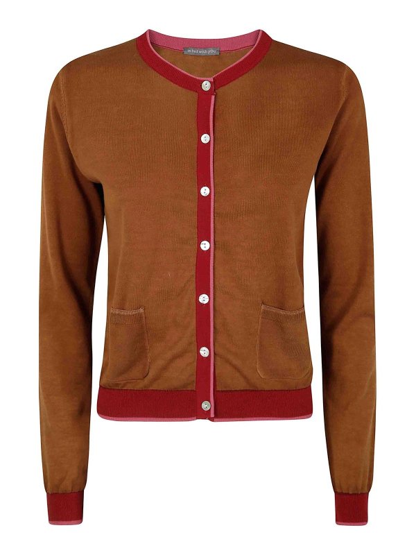 IN BED WITH YOU: クルーネック - クルーネック - ブラウン