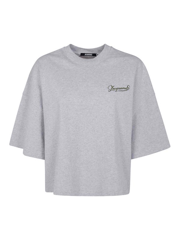 JACQUEMUS: T-shirts - T-Shirt - Grau