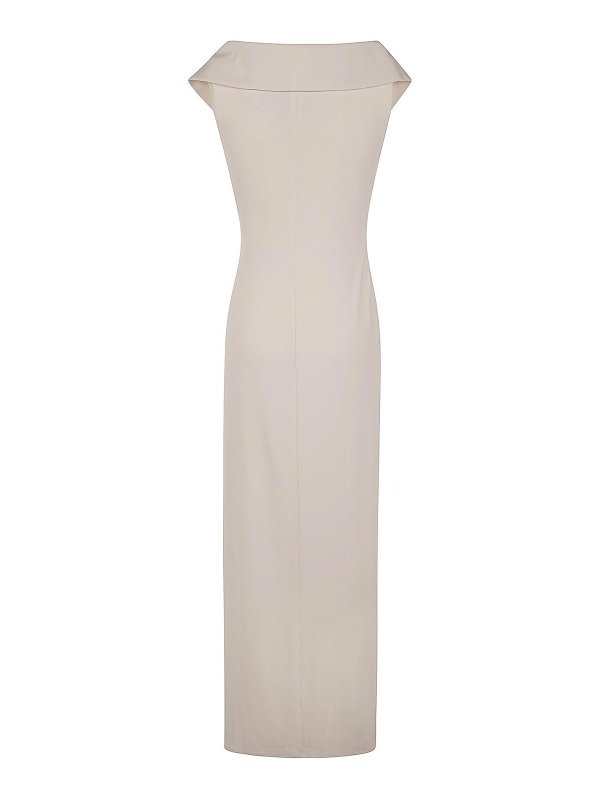 LAUREN RALPH LAUREN: ニーレングスドレス online - 膝丈ドレス - 白
