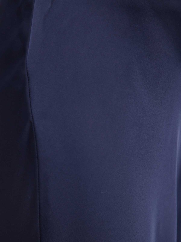 The Best Shops LAUREN RALPH LAUREN: ニーレングススカート＆ミディ丈 - 膝丈/ミディスカート - ブルー