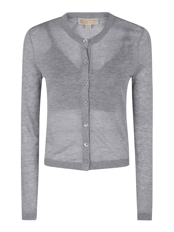MICHAEL KORS: Cárdigans - Cárdigan - Gris