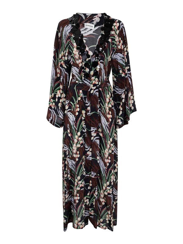 P.A.R.O.S.H.: Robe longueur genou - Robe Au Genou - Noir