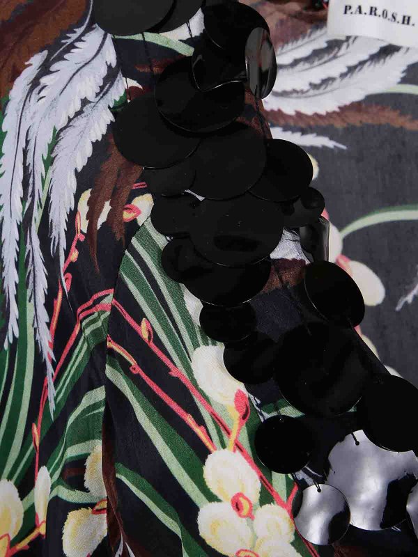 The Best Shops P.A.R.O.S.H.: Robe longueur genou - Robe Au Genou - Noir
