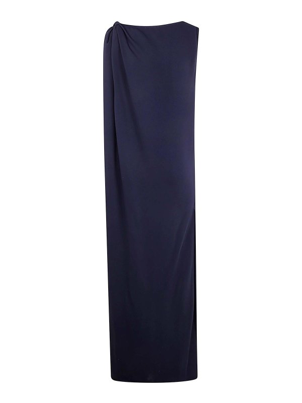 P.A.R.O.S.H.: Knielange Kleider online - Knielanges Kleid - Blau