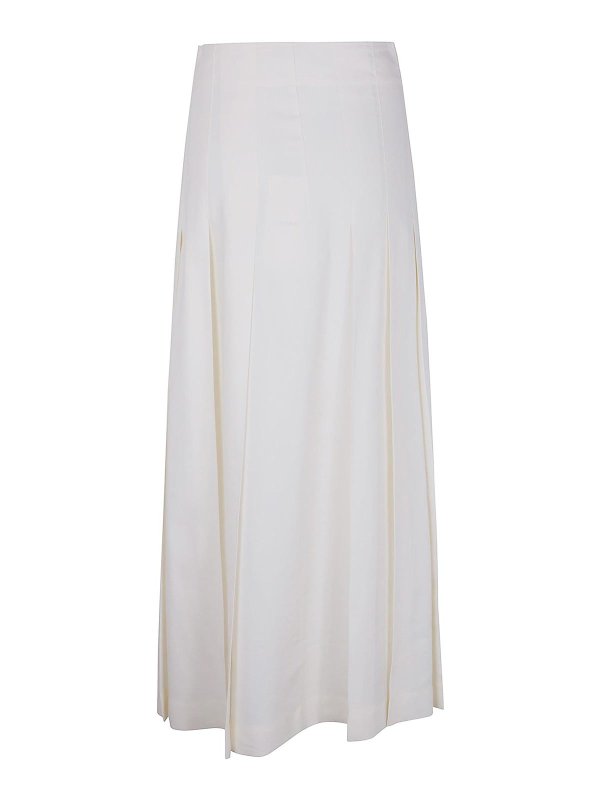 P.A.R.O.S.H.: Knielange und Midi Röcke online - Midirock - Weiß
