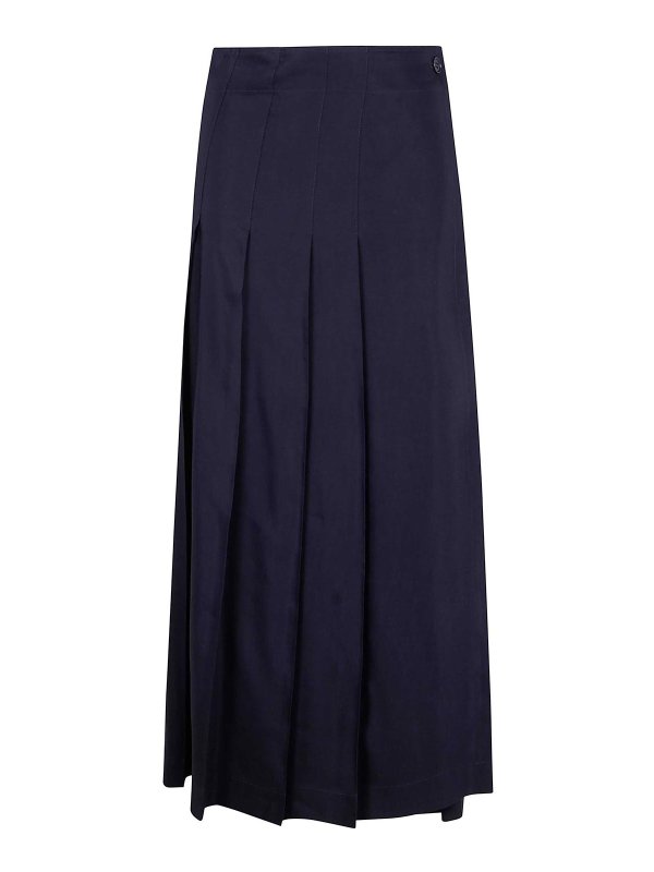 P.A.R.O.S.H.: Faldas media pierna y semilargas - Falda Semilarga - Azul