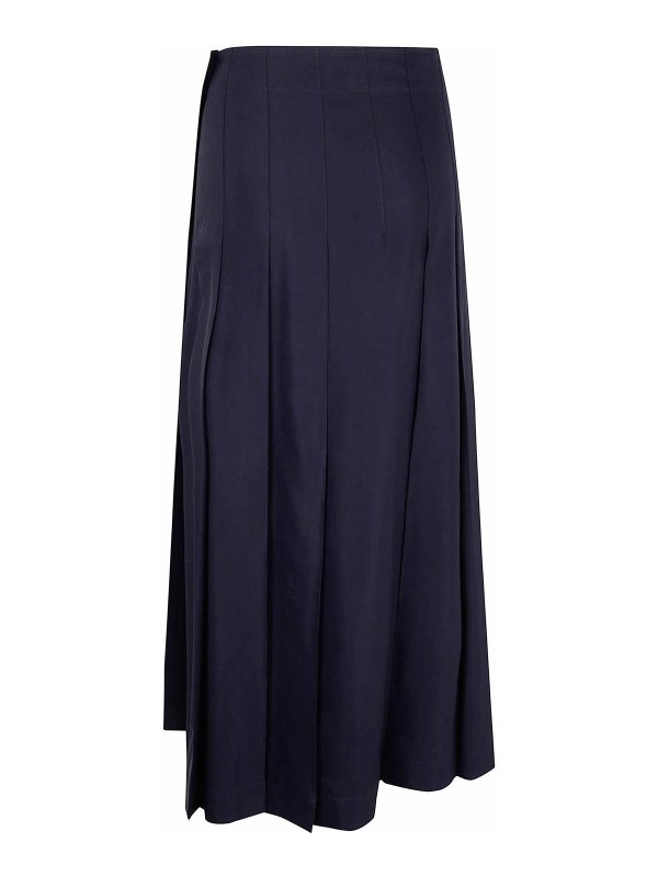 P.A.R.O.S.H.: Faldas media pierna y semilargas online - Falda Semilarga - Azul