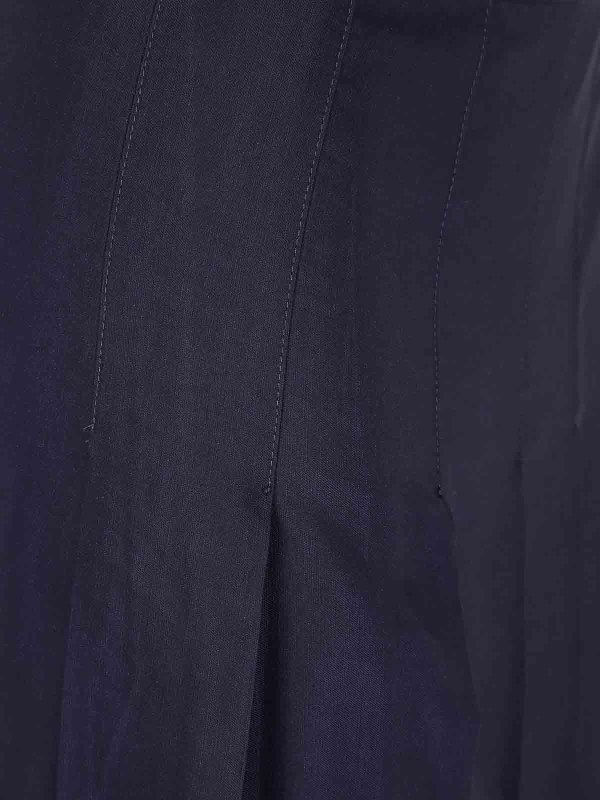 The Best Shops P.A.R.O.S.H.: Faldas media pierna y semilargas - Falda Semilarga - Azul