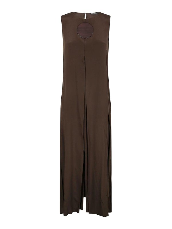 PIERANTONIO GASPARI: Maxi robe - Maxi Robe - Marron