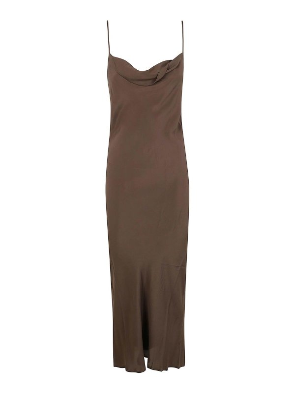 PIERANTONIO GASPARI: knee length dresses - Silk Dress