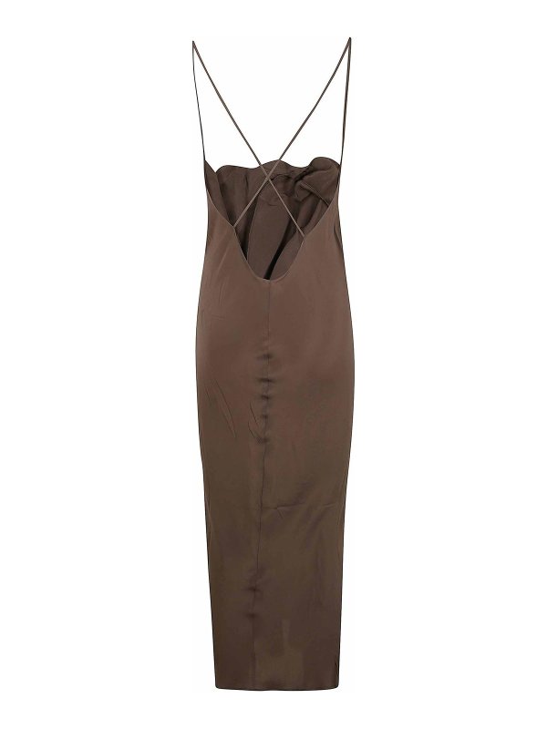 PIERANTONIO GASPARI: knee length dresses online - Silk Dress