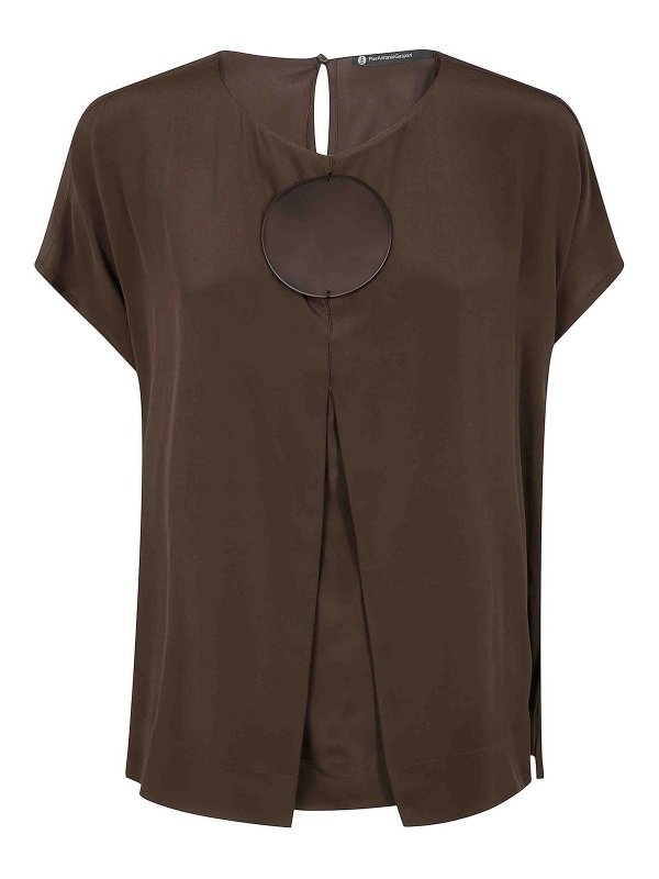 PIERANTONIO GASPARI: Blusen - Bluse - Braun