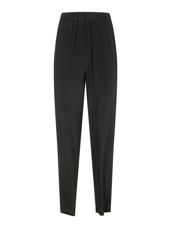 PIERANTONIO GASPARI: pantaloni casual - Pantaloni di seta