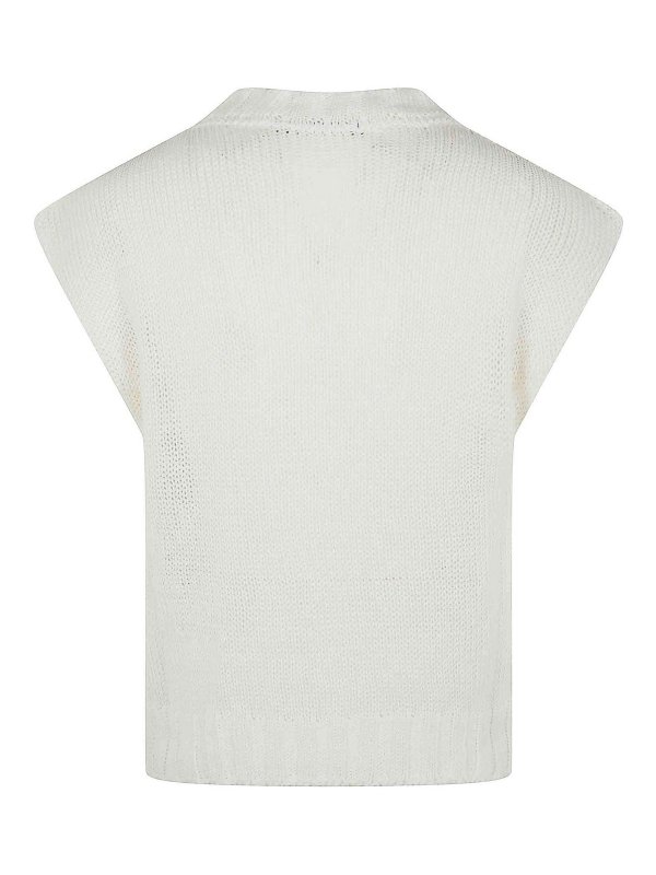 PIERANTONIO GASPARI: Tops y camisetas sin mangas online - Top - Blanco