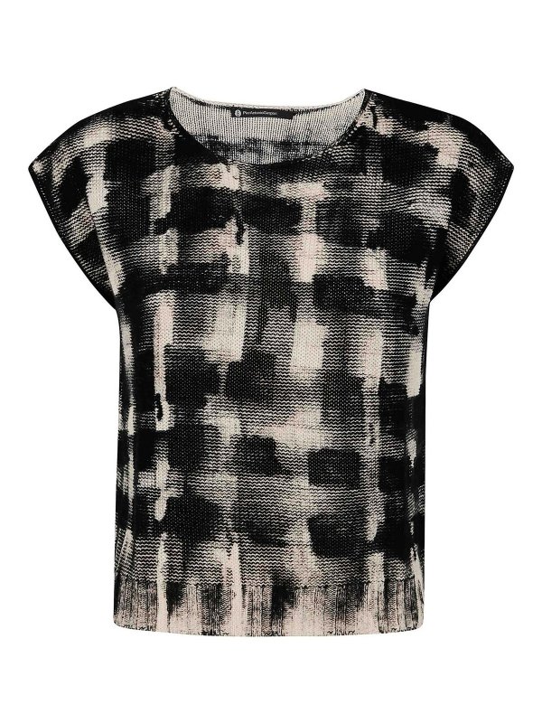 PIERANTONIO GASPARI: Tops y camisetas sin mangas - Top - Negro