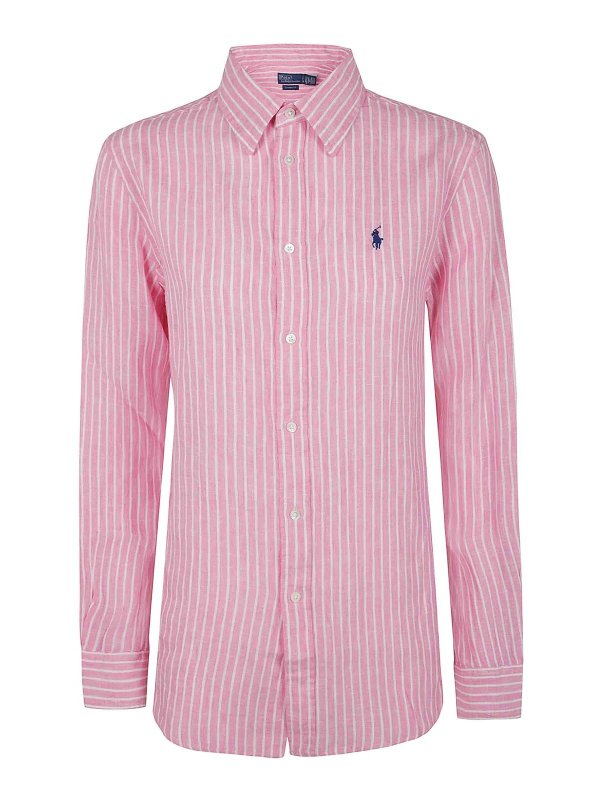 POLO RALPH LAUREN: シャツ - シャツ - ピンク