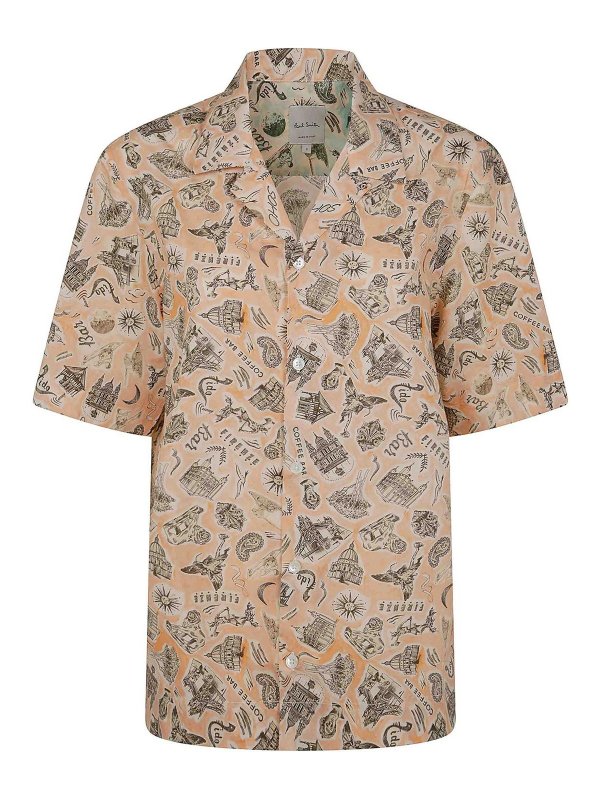PS BY PAUL SMITH: camicie - Camicia corallo