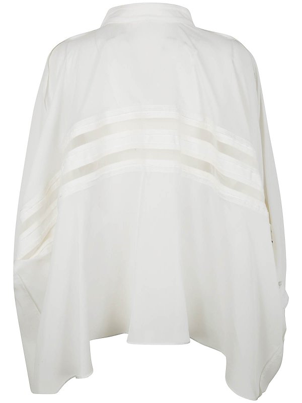 The Best Shops Sacai: camicie - Camicia stampata in denim