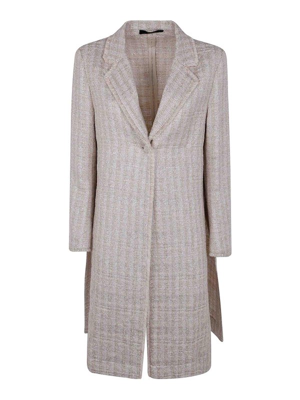 SEVENTY: Abrigos cortos - Abrigo Corto - Blanco