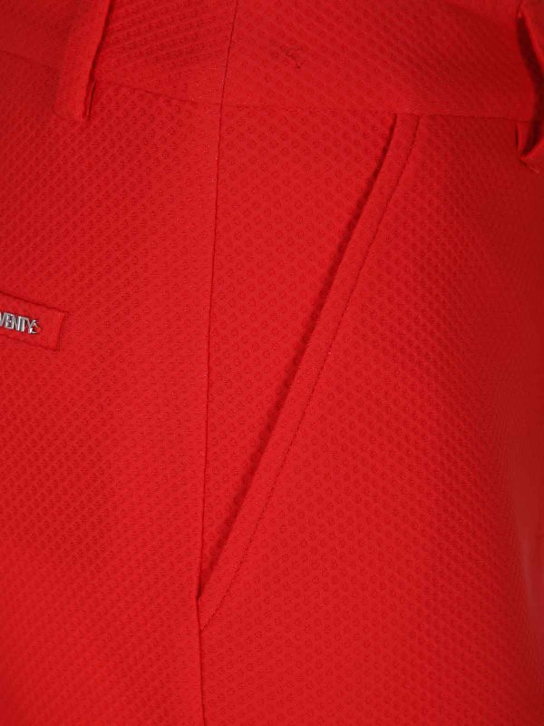 The Best Shops SEVENTY: Pantalons casual - Pantalons Décontractés - Rouge