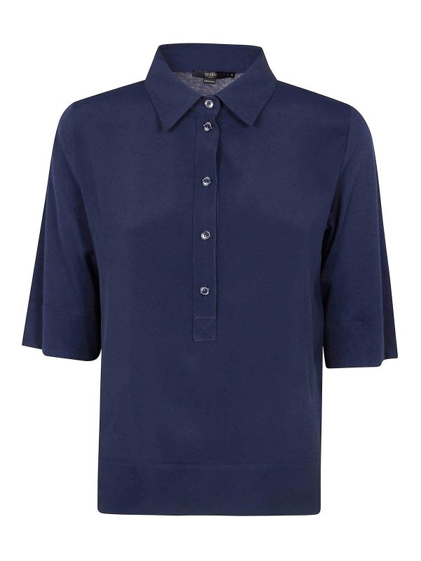 SEVENTY: Polos  - Polo - Bleu