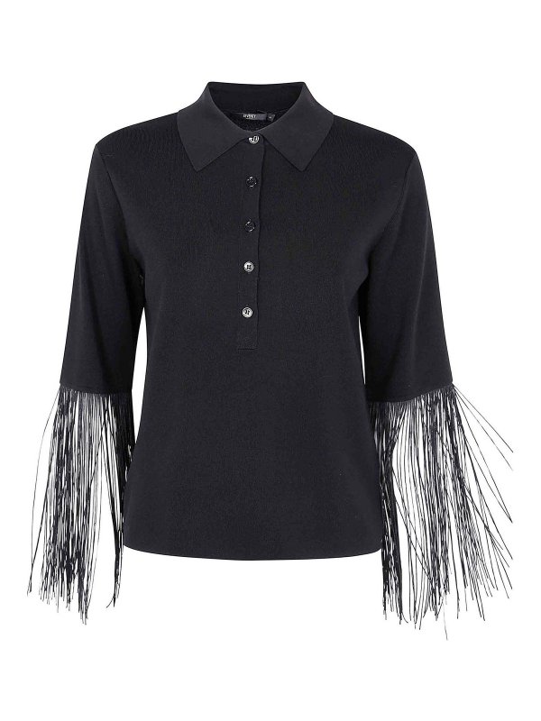 SEVENTY: ポロシャツ - ポロシャツ - 黒