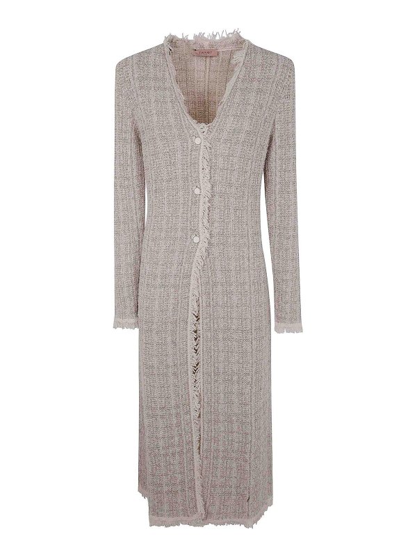 TWINSET: Cardigans - Cardigan - Blanc