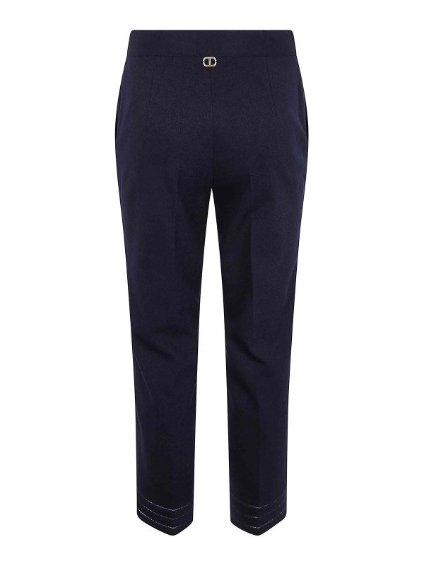 TWINSET: Pantalones casual online - Pantalón Casual - Azul