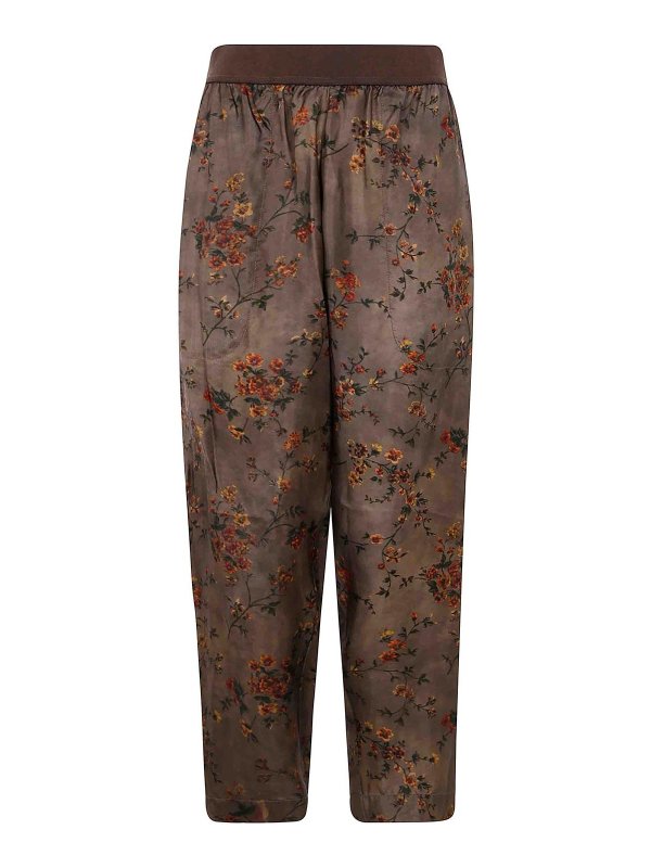 UMA WANG: Pantalons casual - Pantalons Décontractés - Gris