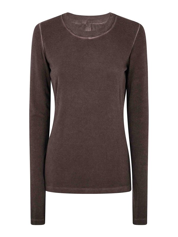 UMA WANG: Tops und Tank Tops - Top - Braun