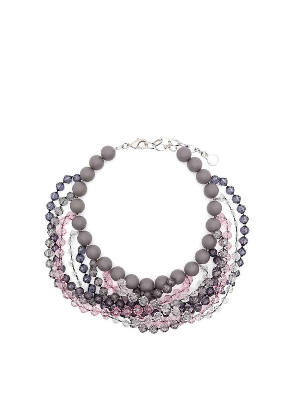 EMPORIO ARMANI: ネックレス - ネックレス/チョーカー - グレー