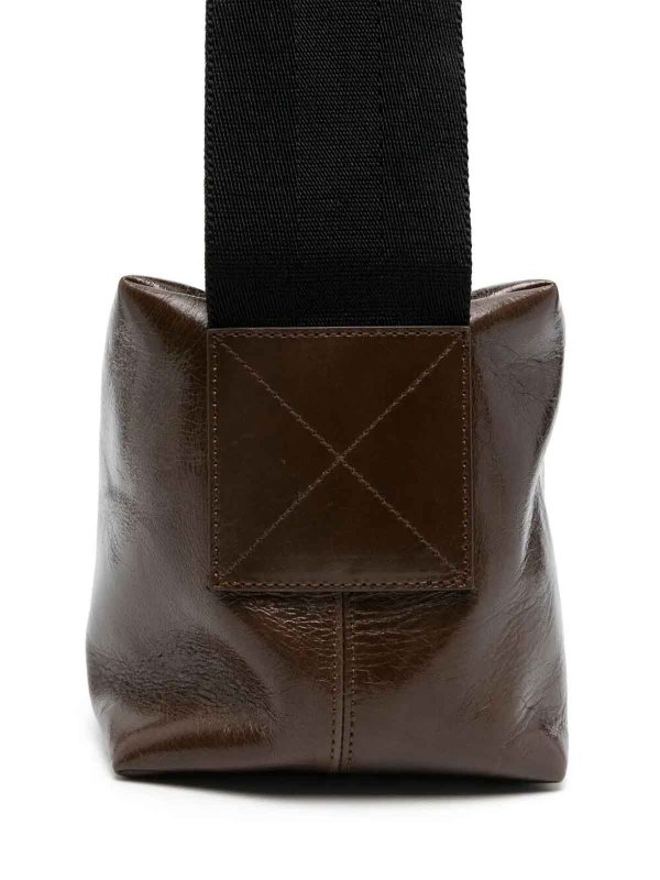 UMA WANG: Sacs portés épaule  online - Sac Porté Épaule - Marron