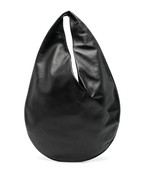 AESTHER EKME: クロスボディバッグ - クロスボディバッグ - 黒