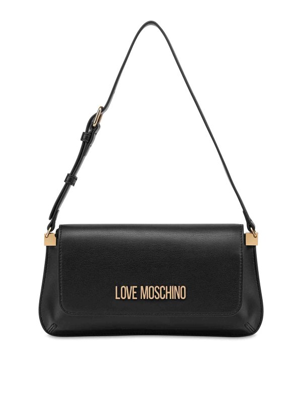 LOVE MOSCHINO: クロスボディバッグ - クロスボディバッグ - 黒