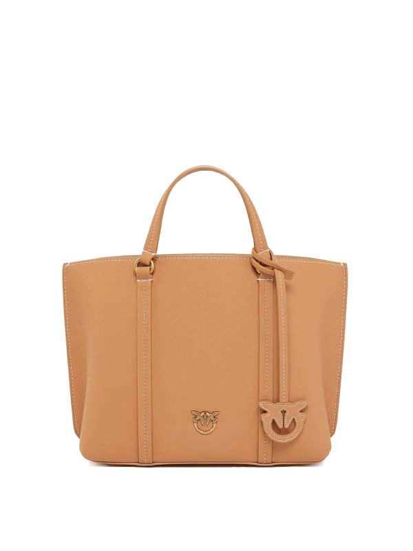 Pinko: totes bags - Carrie Shopper Classic Leather