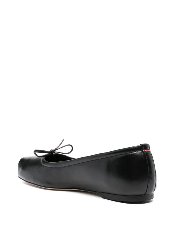 AEYDE: flat shoes online - Leather Black flats