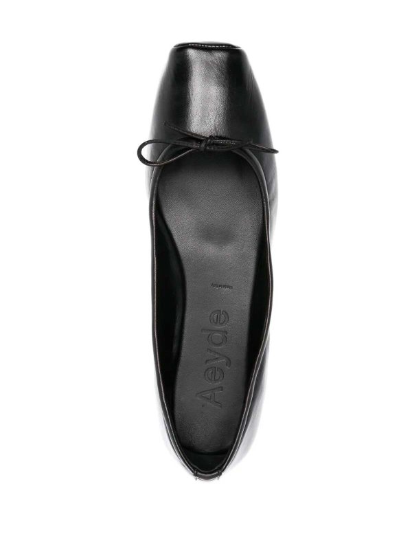 The Best Shops AEYDE: flat shoes - Leather Black flats