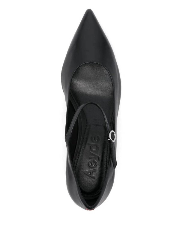 AEYDE: sandals online - Polina Nappa Leather Black