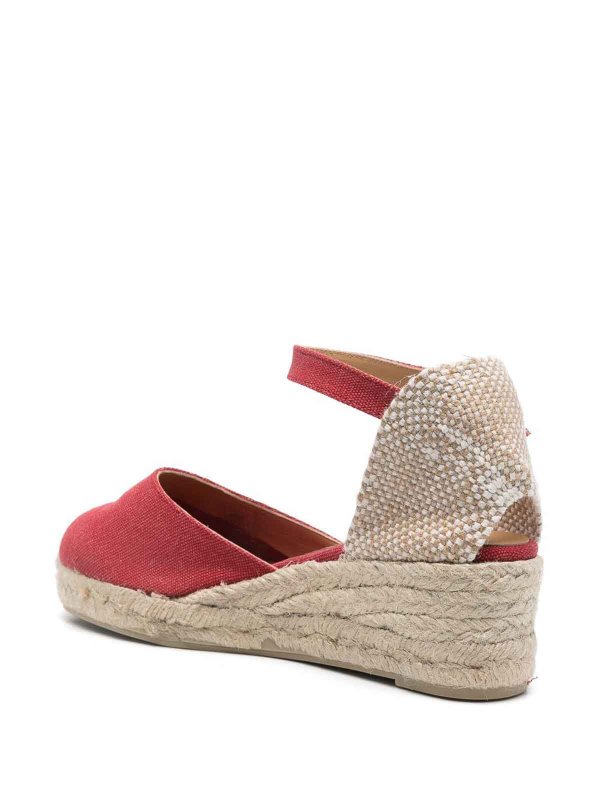 Espadrilles - Rouge shop online: CASTANER