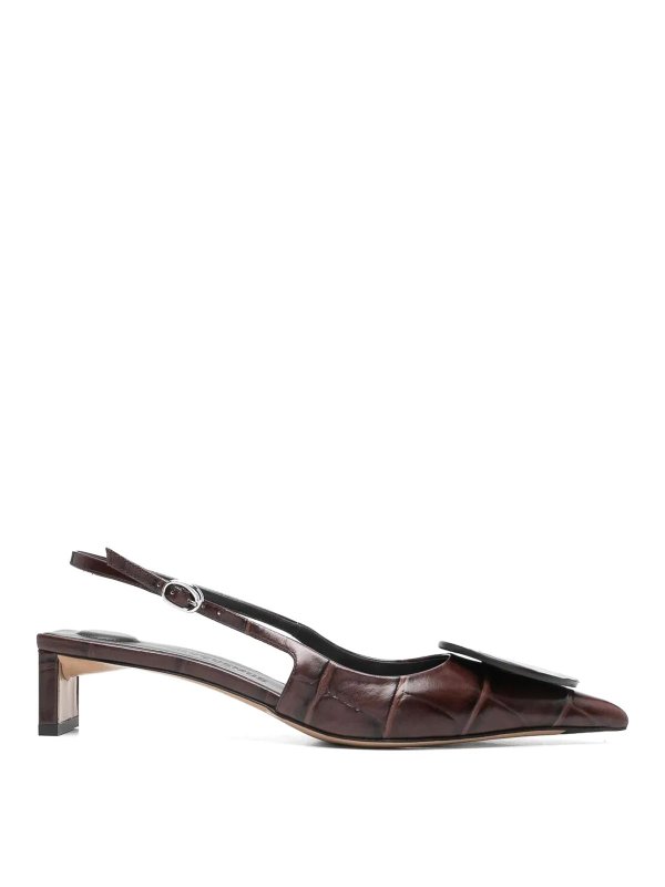 JACQUEMUS: Escarpins - Chaussures À Talon - Marron