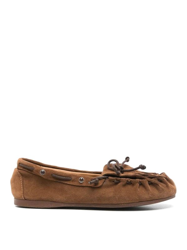 P.A.R.O.S.H.: flat shoes - Fringes Loafer Shoes