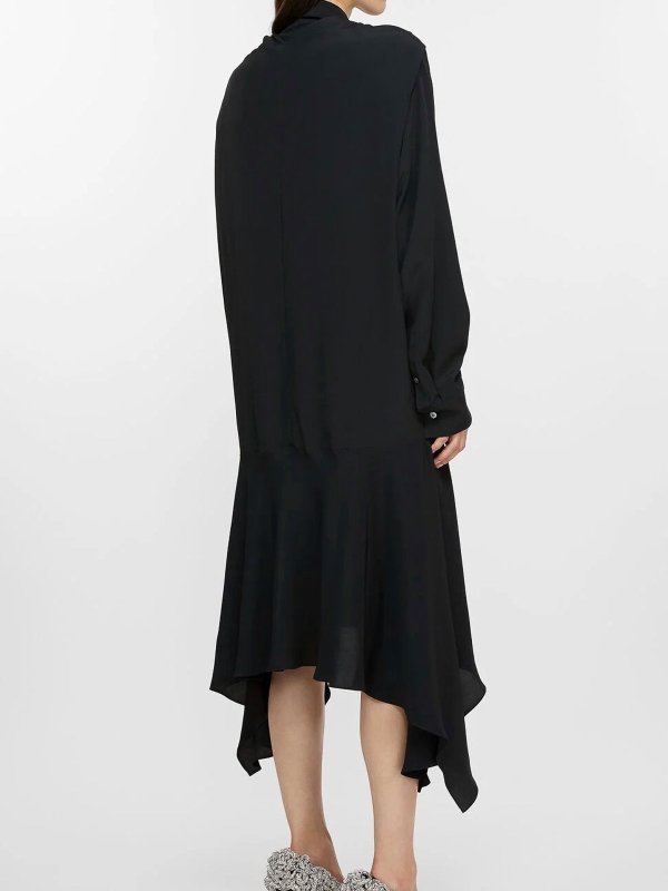 The Best Shops Acne Studios: knee length dresses - Black dress